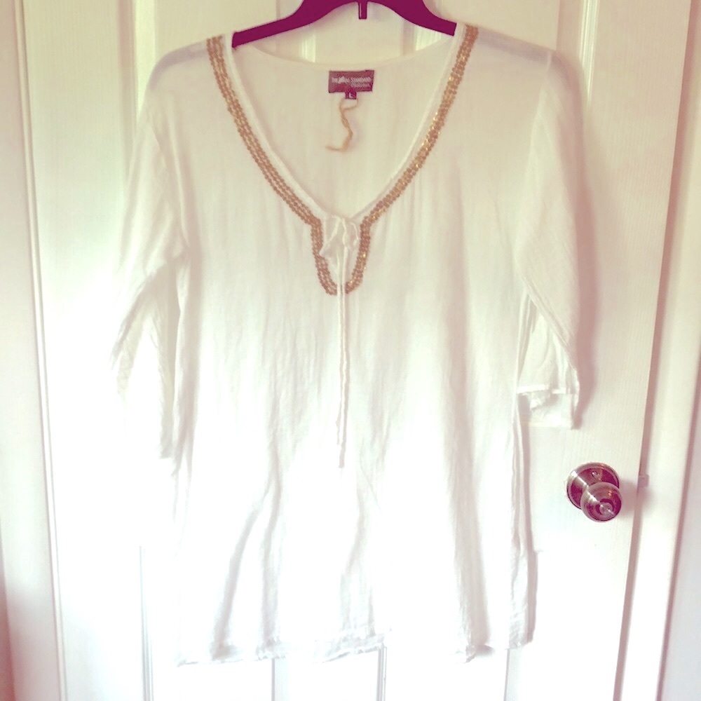The Royal standard collection blouse/cover-up size L